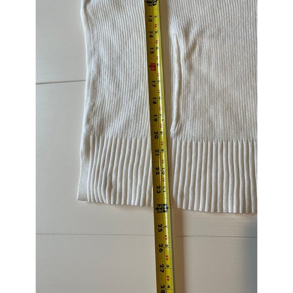 T by Talbots Funnel Neck Sweater Sz S Cream Pullover Casual Minimalist Neutral - Picture 8 of 8